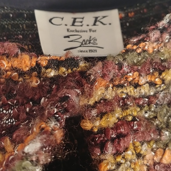 Vintage Zacks multicoloured knit cardigan - Picture 4 of 8